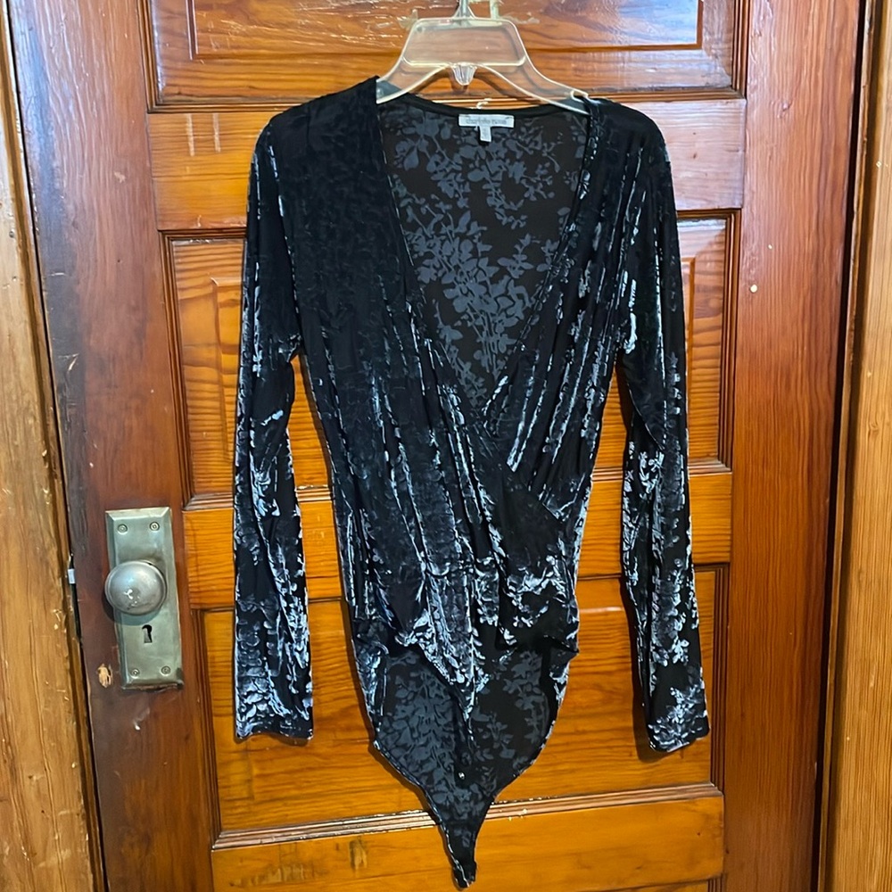 velvet body suit
